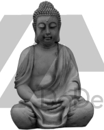 Buddha während der Meditation