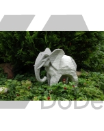 concrete elephant figurine 
