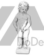 Manneken pis, siusiający chłopiec - figura przelewająca wodę