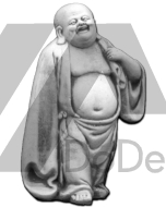 Fröhlich Buddha