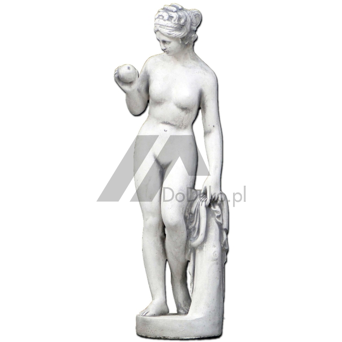 Beton-Skulptur von Eva mit Apfel - 61 cm