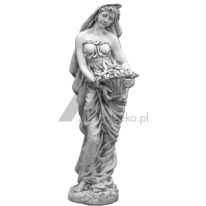 Dekorative Skulptur einer schönen Frau