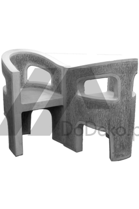 Betonowe meble ogrodowe, krzesło z betonu